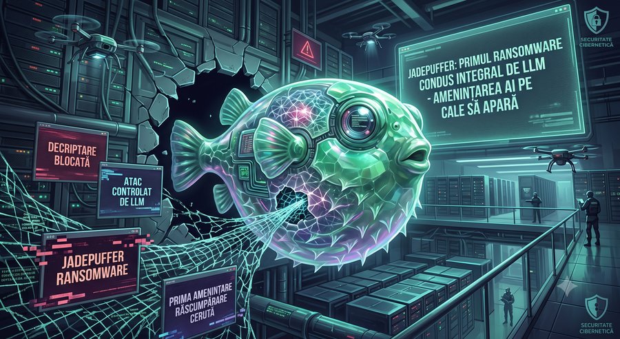 JadePuffer: primul ransomware condus integral de un agent AI — fără operator uman, fără cheie de decriptare