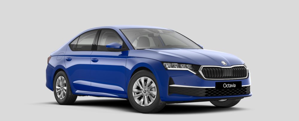Skoda Octavia facelift — grila frontală nouă cu bare verticale negre