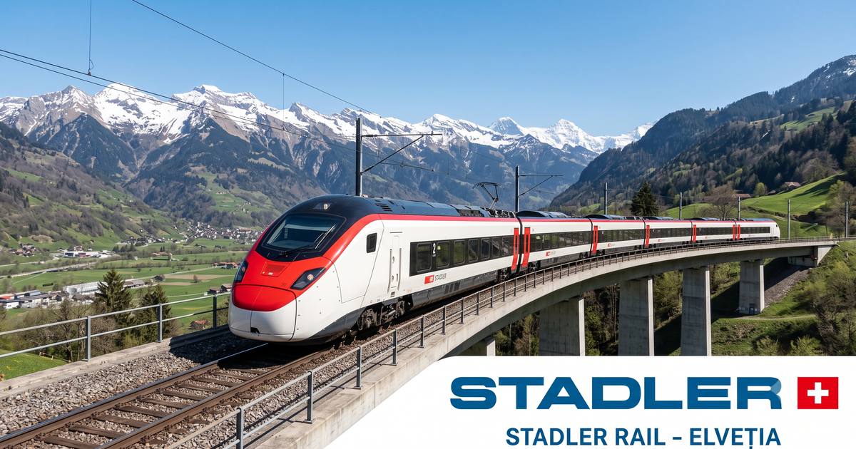 Producătorul elvețian de trenuri Stadler Rail refuză să plătească 12,3 milioane de dolari unor hackeri, după o breșă la platforma unui furnizor